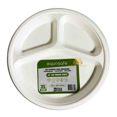10-inch 3CP Round Plate 25Pcs