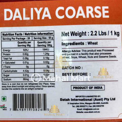 Datah Dalia / Daliya Coarse 1kg