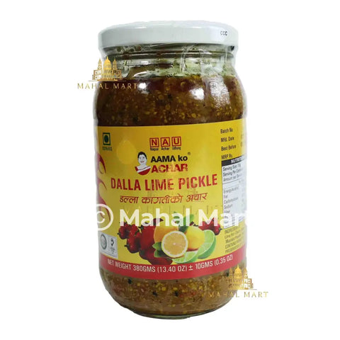 Aama ko Achar Dalla Lime Pickle 380g - Mahal Mart