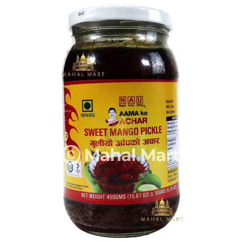 Aama ko Achar Sweet Mango Pickle 450g - Mahal Mart