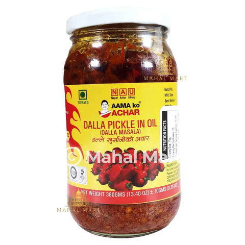 Dalla Akabare Pickle in Oil 380g - Mahal Mart