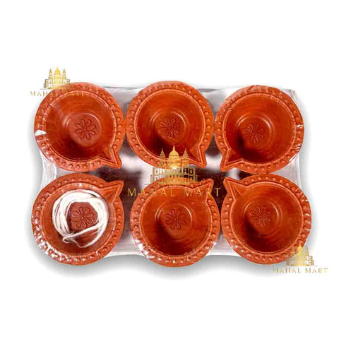 Clay Diya 6pack