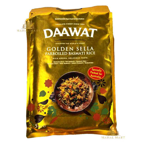 Daawat Golden Sella Extra Long Grain 5kg