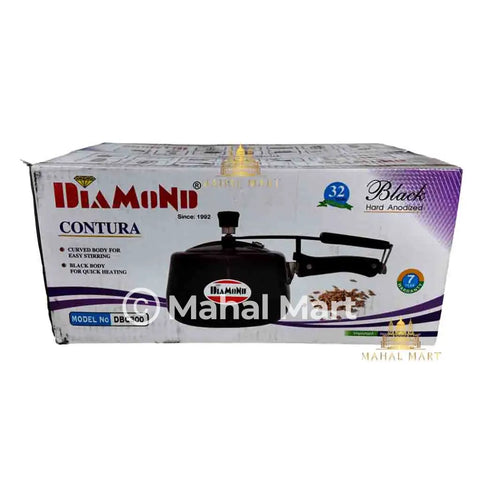 Diamond Pressure Cooker Black Contura 2L