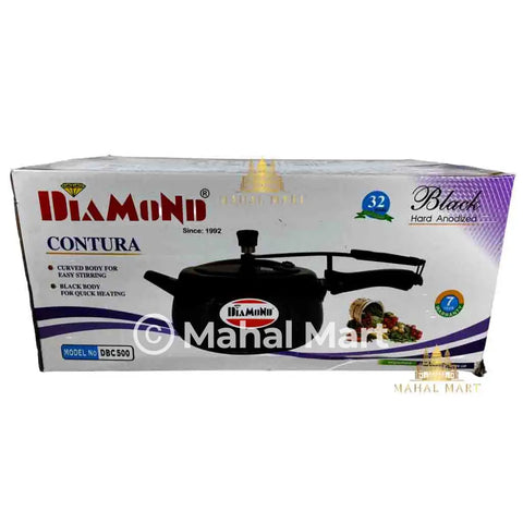 Diamond Pressure Cooker Black Contura 5L