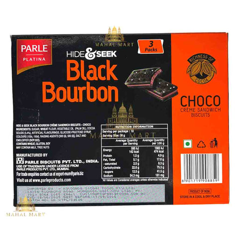 Parle Hide & Seek Black Bourbon 300g