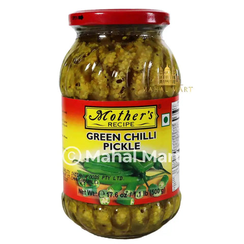 Green Chilli Pickle 500g - Mahal Mart