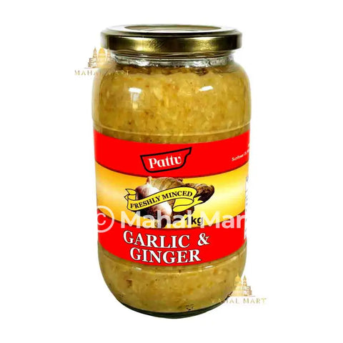 Pattu Freshly Minced Garlic Ginger Paste 1kg