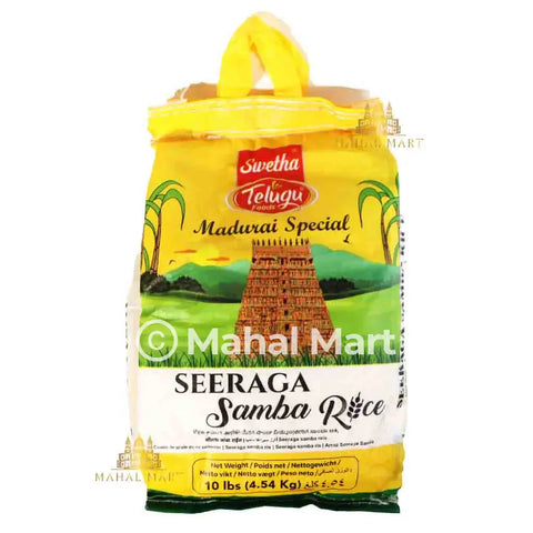 Swetha Telugu Seeraga Samba Rice 4.54kg